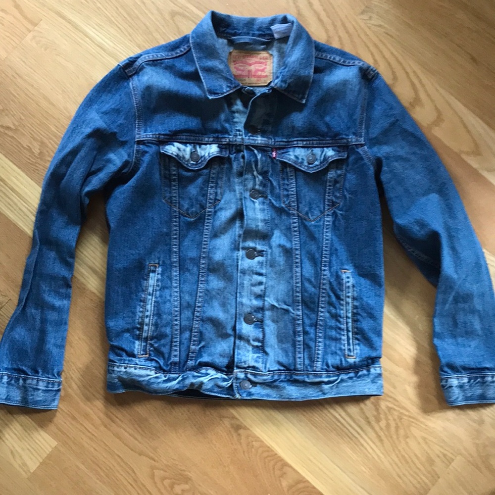 Men’s Levi Acid Wash Jean Jacket L Large 72334